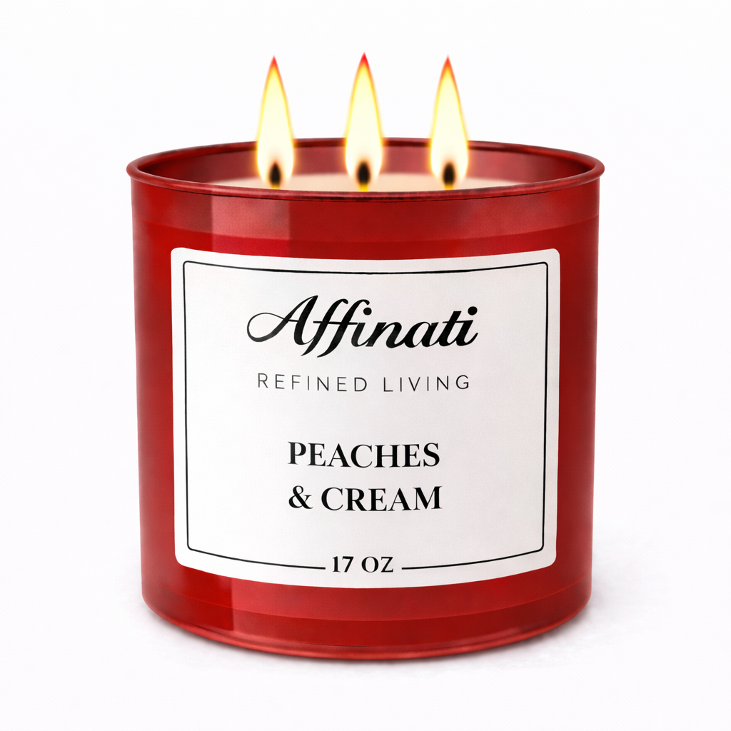 3-Wick Peaches & Cream Candle
