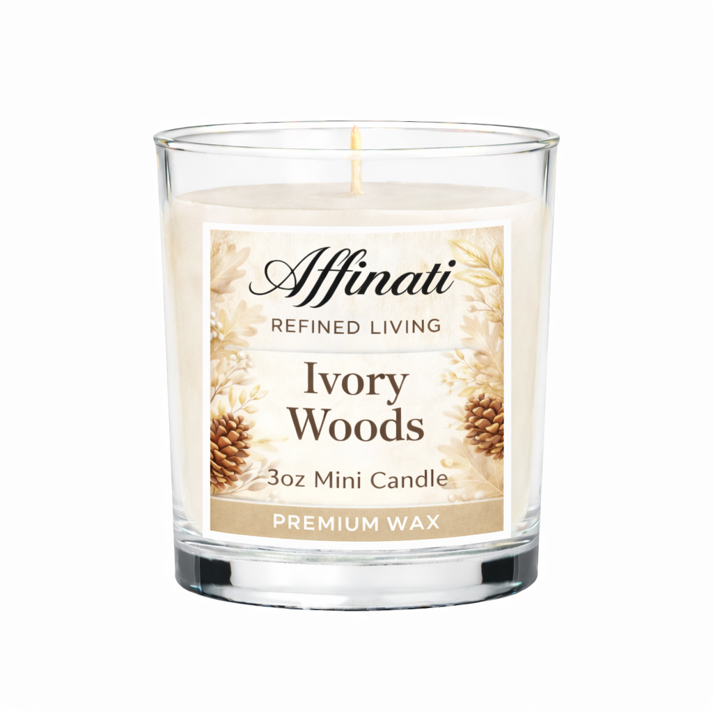 Ivory Woods Mini Candle