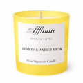 Lemon & Amber Musk Signature Candle