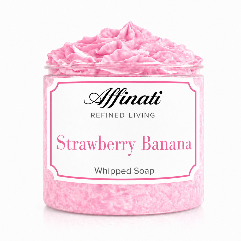 Strawberry Banana Whipped Soap - 20 oz