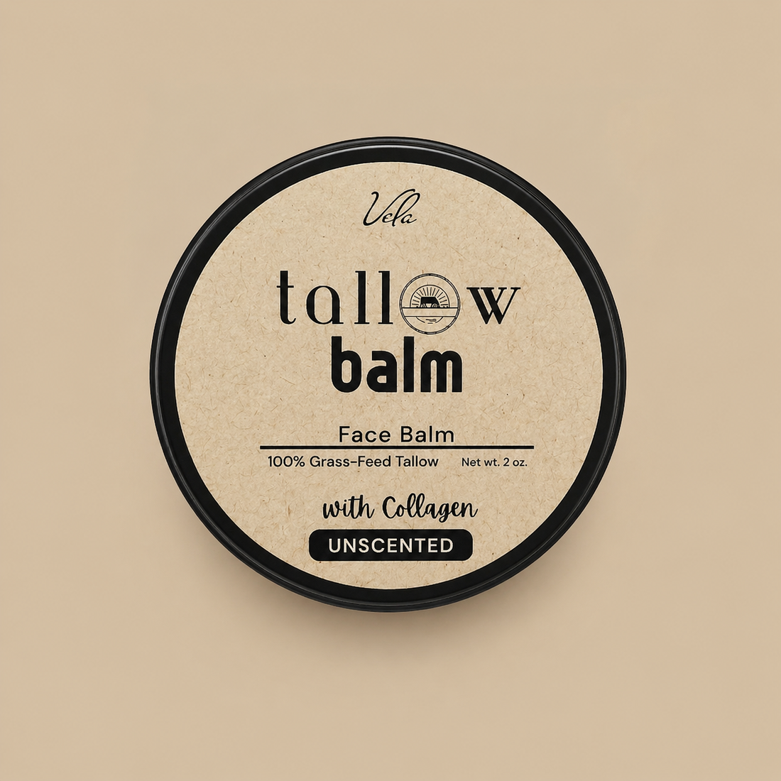 Tallow Balm - Face Balm - 100% Tallow Beef - Unscented