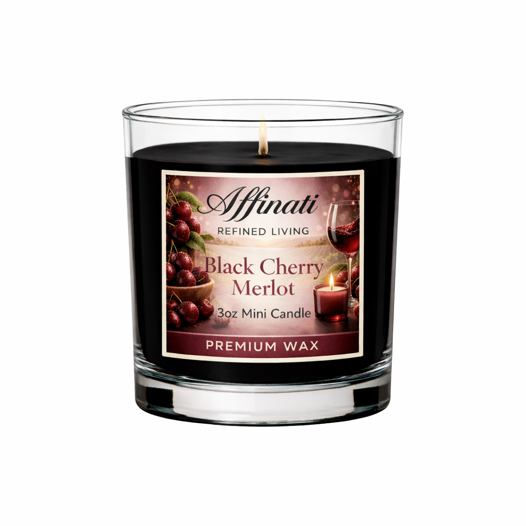 Black Cherry Merlot Mini Candle