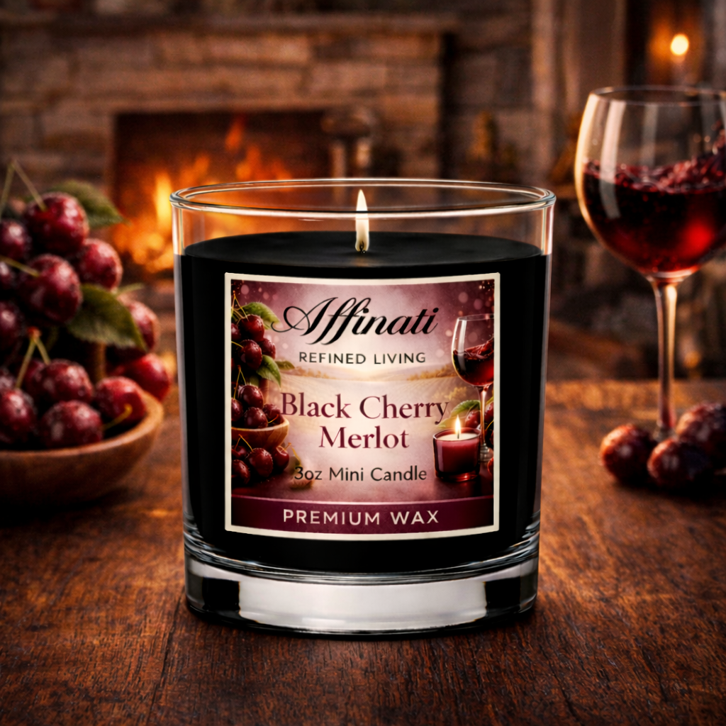 Black Cherry Merlot Mini Candle