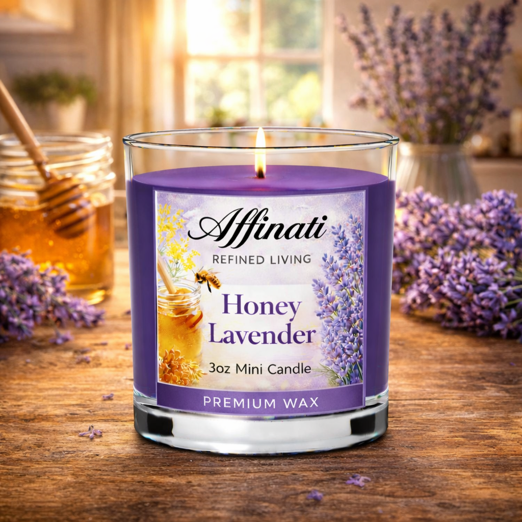 Honey Lavender Mini Candle