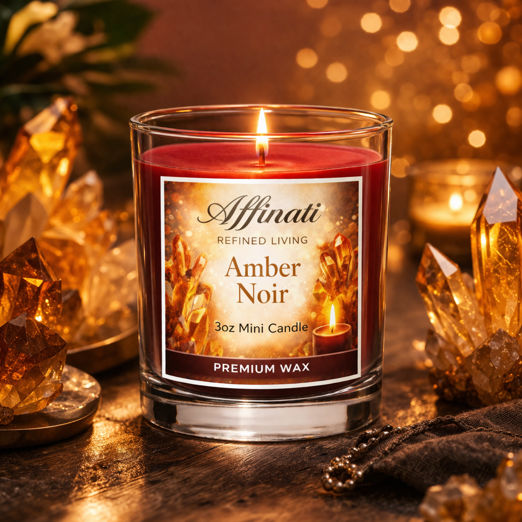 Amber Noir Mini Candle