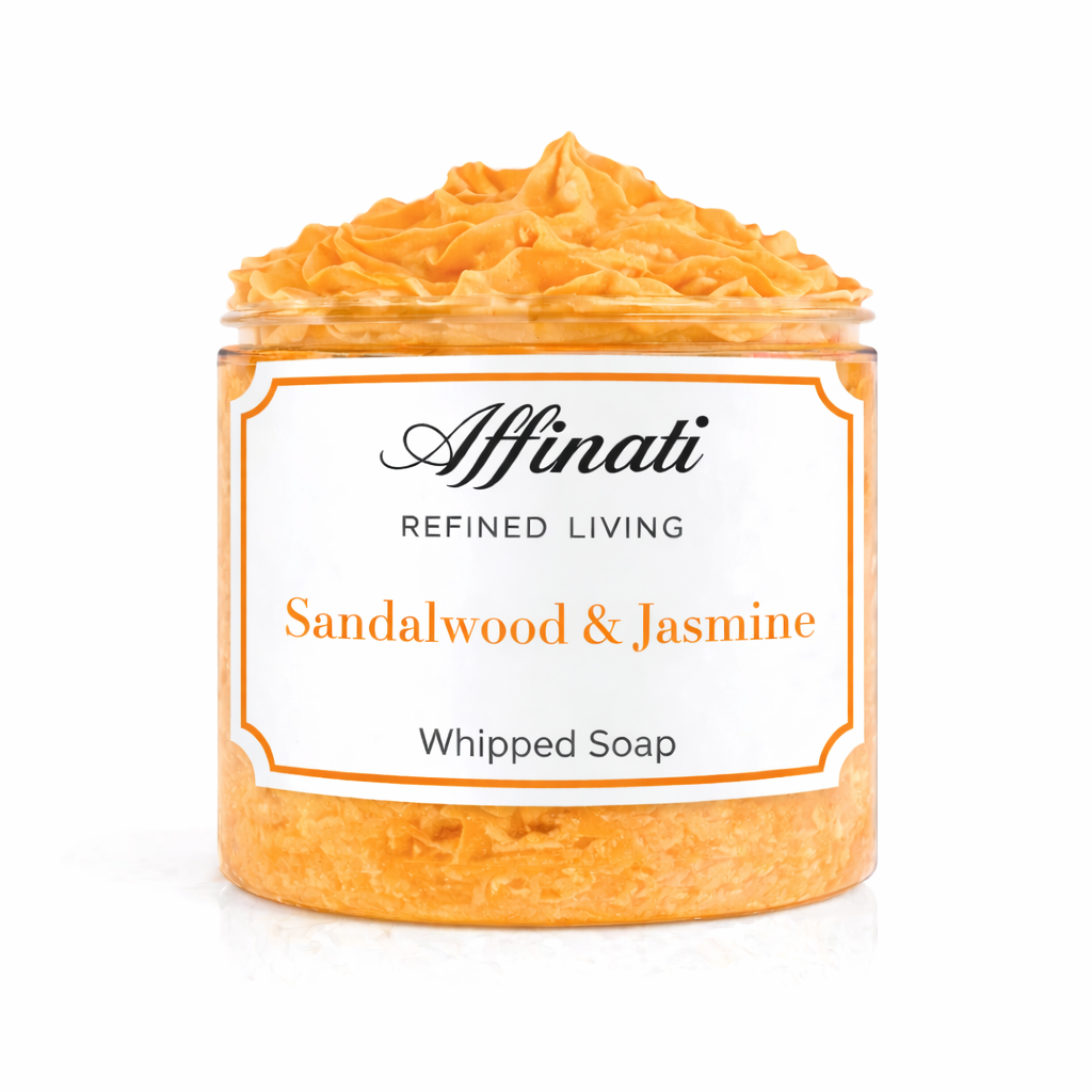 Sandalwood & Jasmine Whipped Soap - 20 oz
