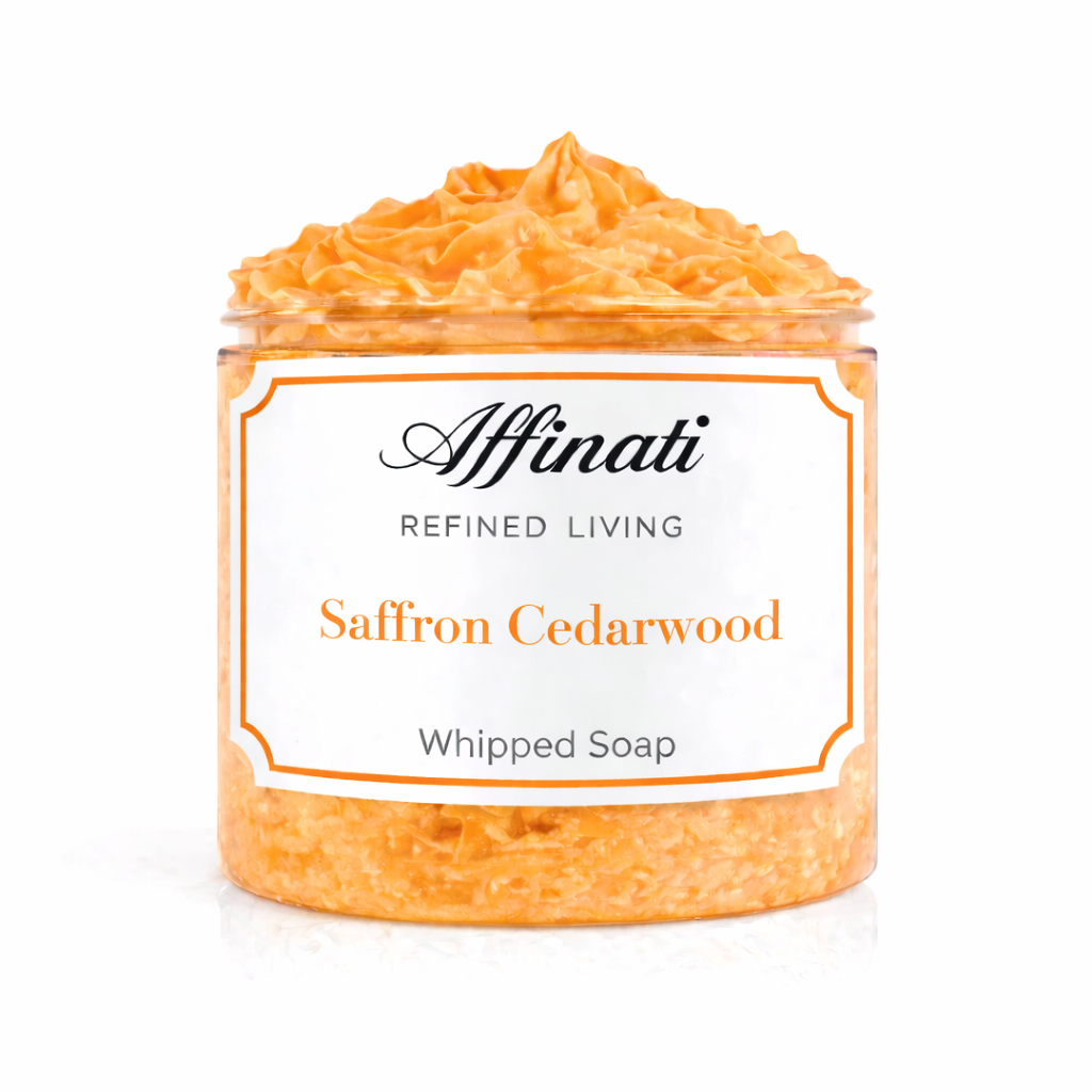 Saffron Cedarwood Whipped Soap - 20 oz