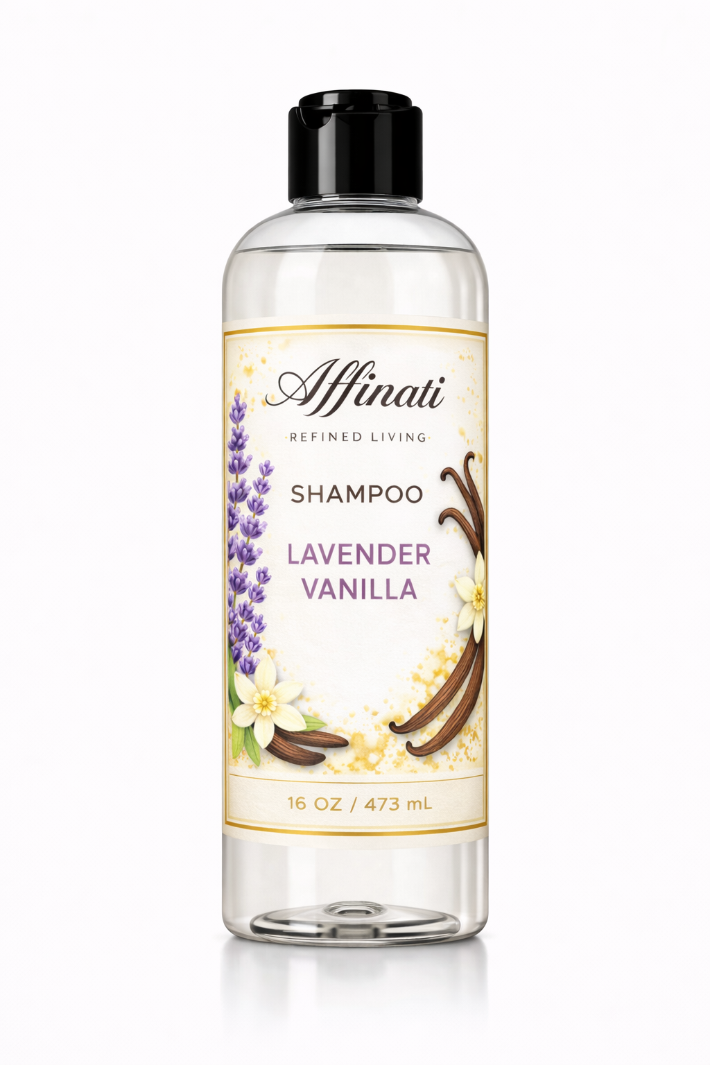 Lavender Vanilla Sulfate-Free Hair Shampoo 16 oz