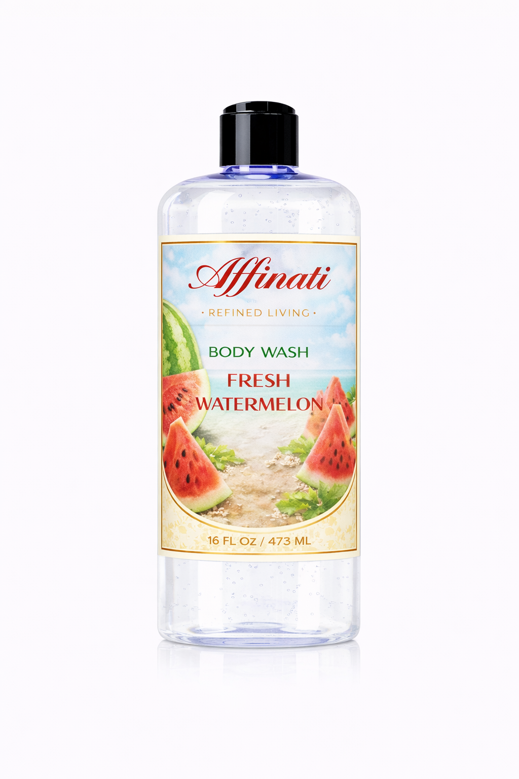 Fresh Watermelon Scented Body Wash Sulfate-Free Aloe Enriched 16oz