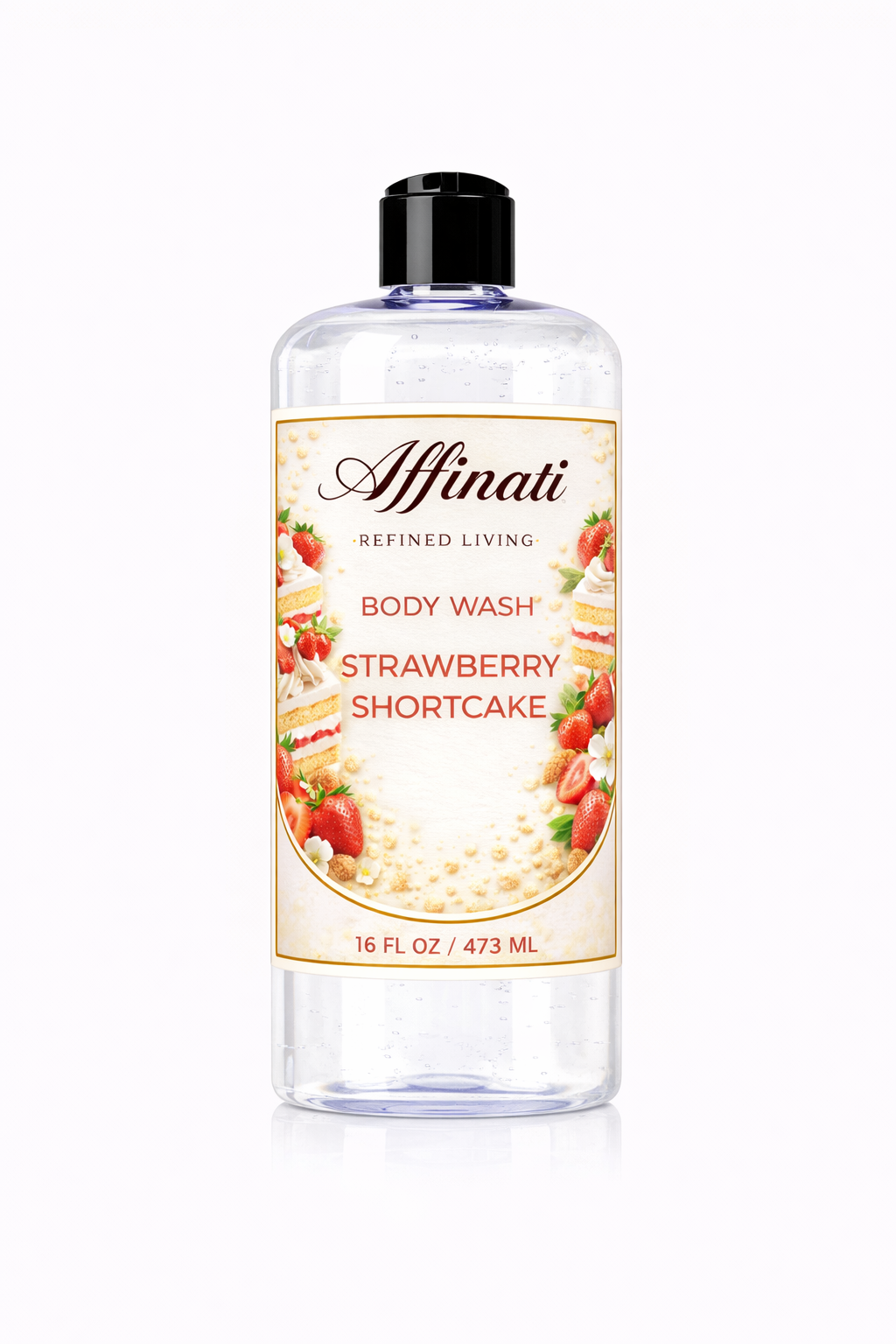 Strawberry Shortcake Scented Moisturizing Body Wash 16 oz
