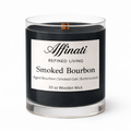 Smoked Bourbon Wooden Wick Candle – Luxury 10 oz Soy Blend | Affinati