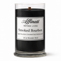 Smoked Bourbon Wooden Wick Candle – Luxury 21 oz Soy Blend | Affinati