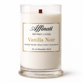 Vanilla Noir Wooden Wick Candle – Luxury 21 oz Soy Blend | Affinati