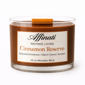 Cinnamon Reserve Wooden Wick Candle – Luxury 13 oz Soy Blend | Affinati