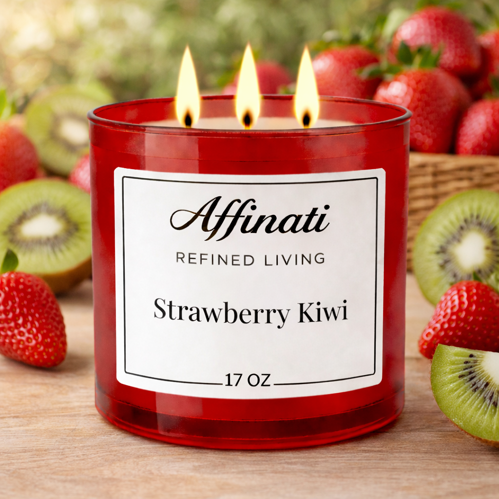 3-Wick Strawberry Kiwi Candle
