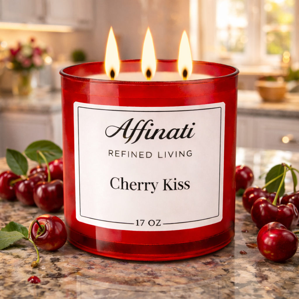3-Wick Cherry Kiss Candle