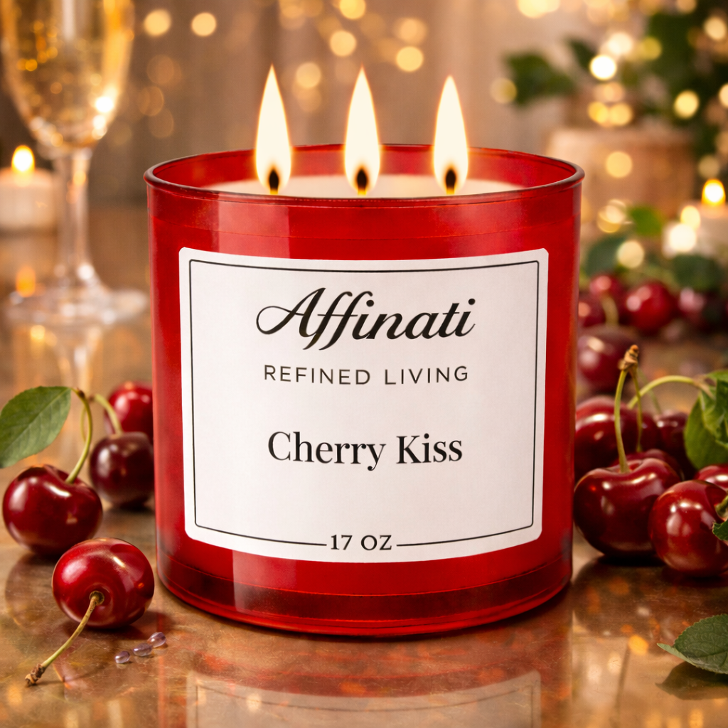 3-Wick Cherry Kiss Candle