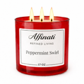 3-Wick Peppermint Swirl Candle