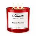 3-Wick Fresh Peaches Candle