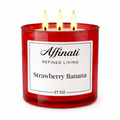3-Wick Strawberry Banana Candle