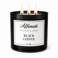 3-Wick Black Coffee Candle