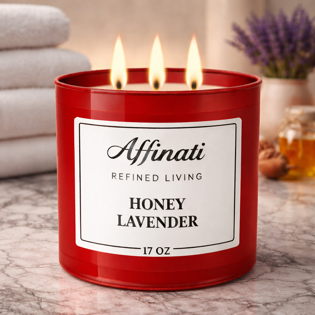 3-Wick Honey Lavender Candle