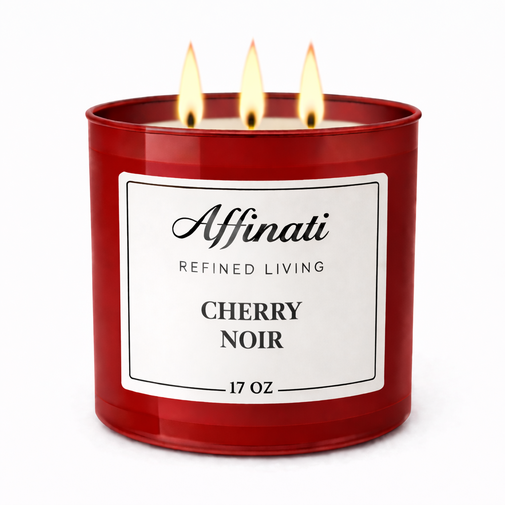 3-Wick Cherry Noir Candle