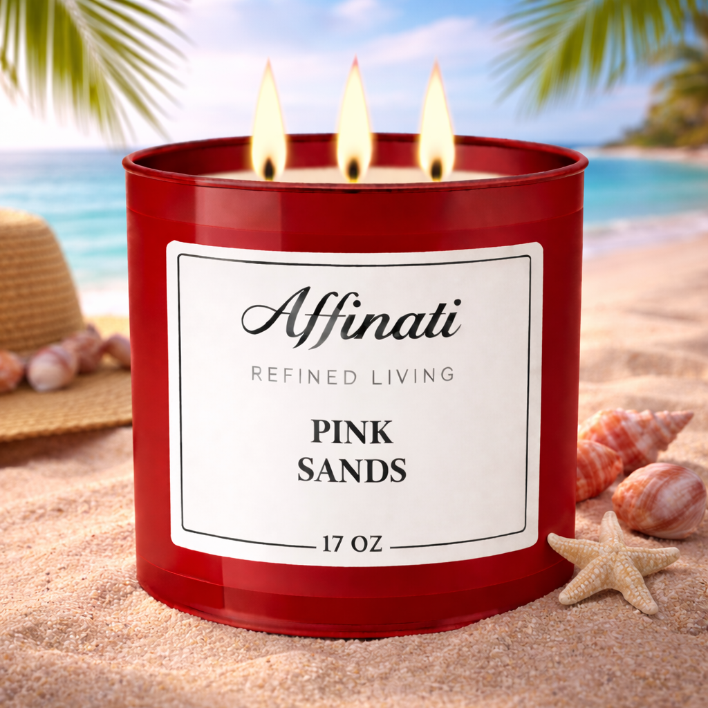 3-Wick Pink Sands Candle