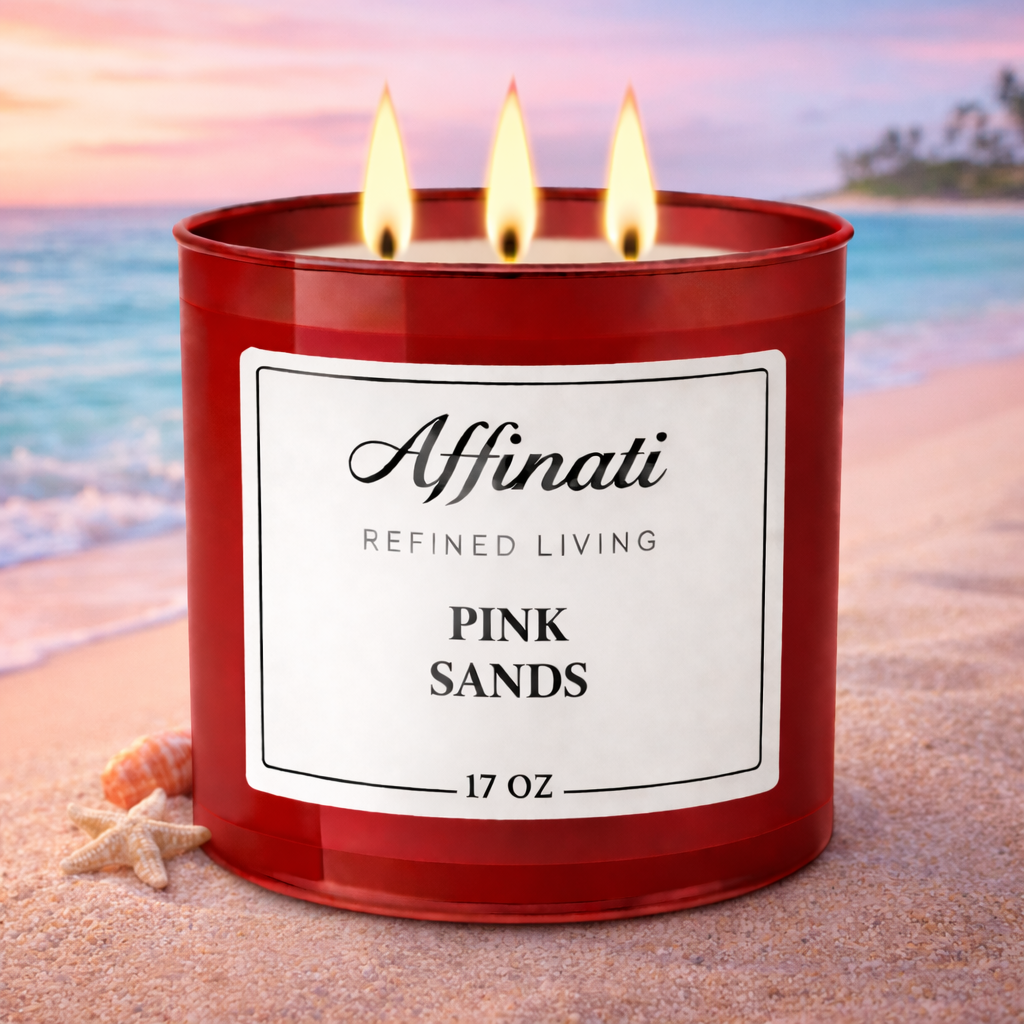3-Wick Pink Sands Candle