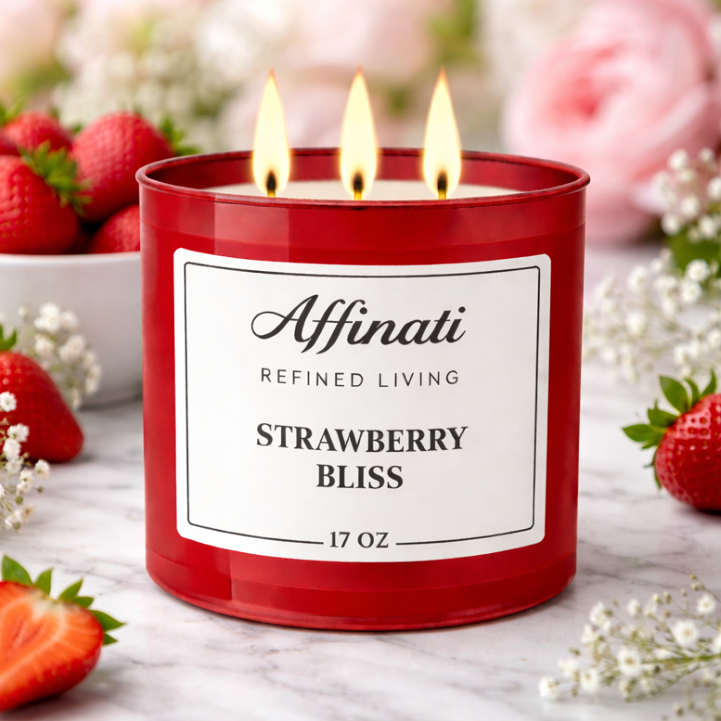 3-Wick Strawberry Bliss Candle