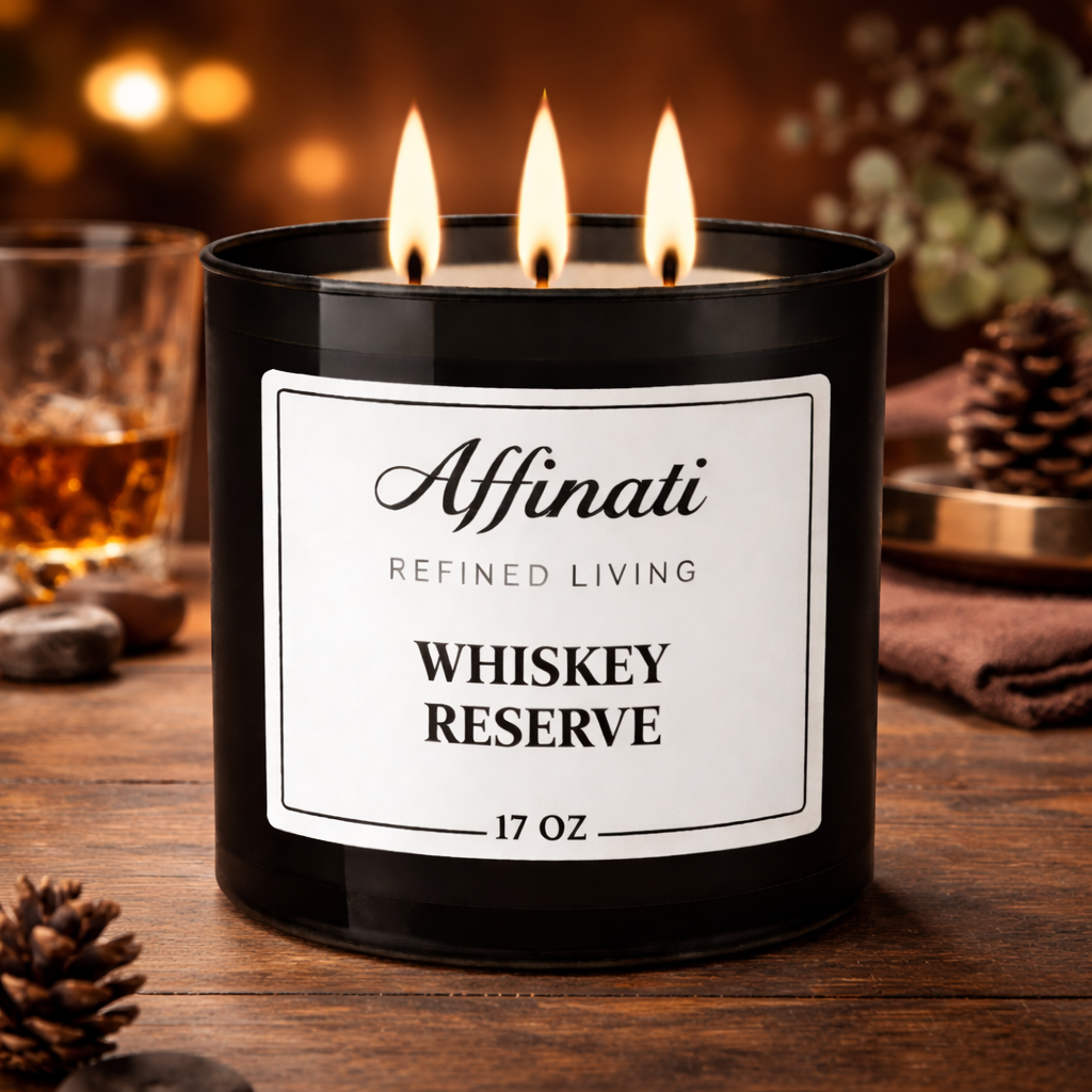 3-Wick Whiskey Reserve Candle