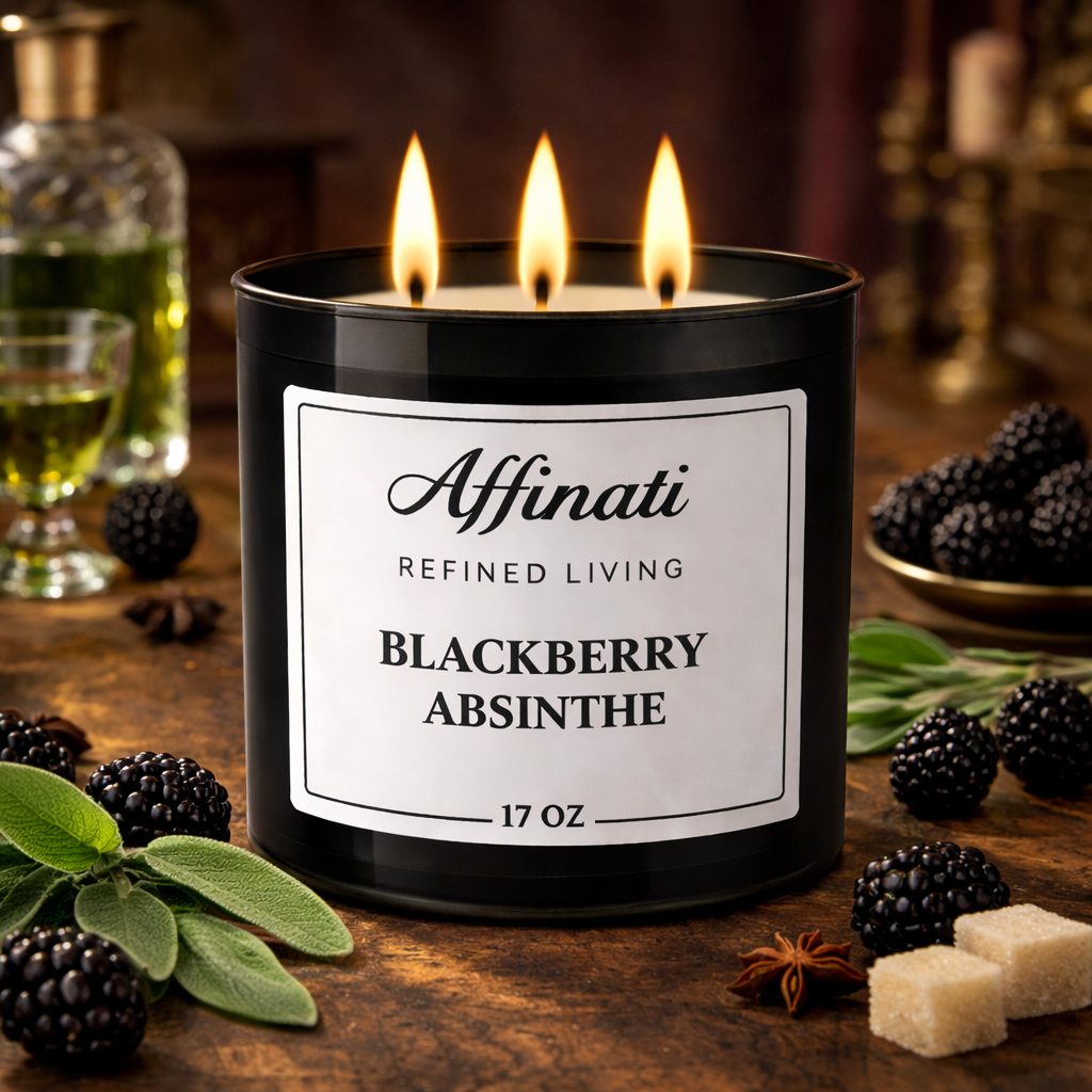 3-Wick Blackberry Absinthe Candle