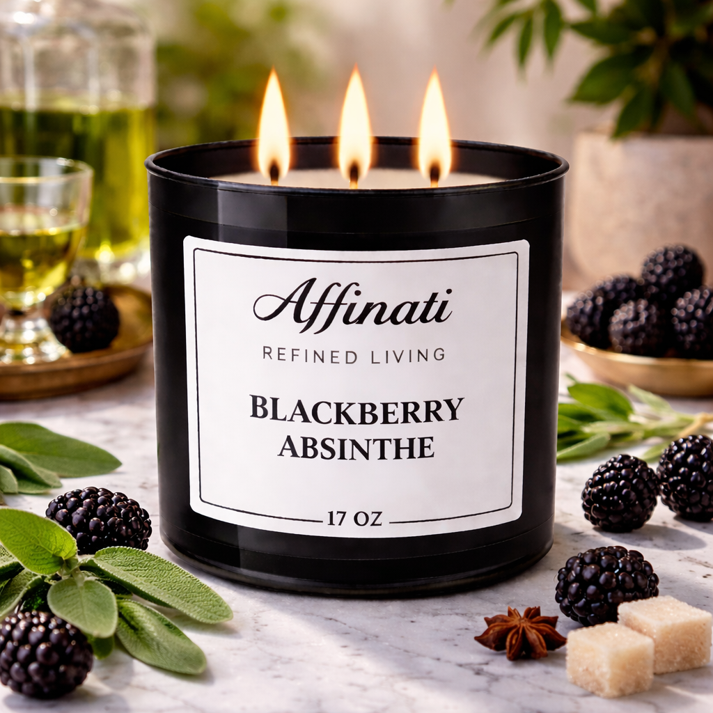 3-Wick Blackberry Absinthe Candle
