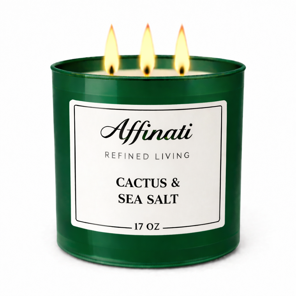 3-Wick Cactus & Sea Salt Candle