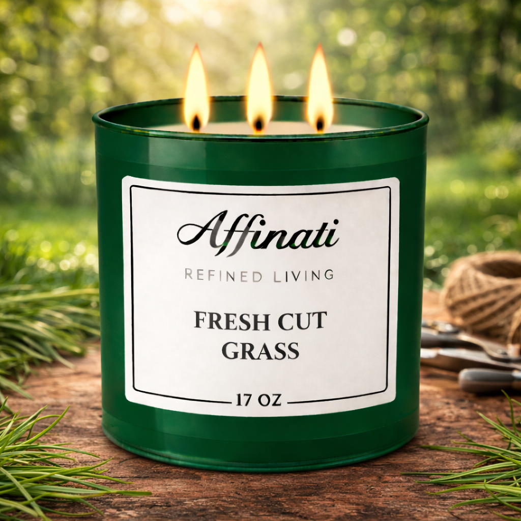 3-Wick Fresh Cut Grass Candle