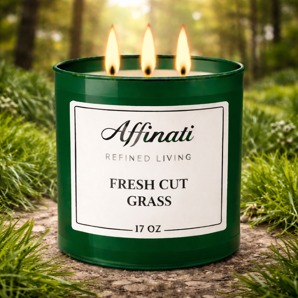 3-Wick Fresh Cut Grass Candle