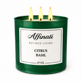 3-Wick Citrus Basil Candle