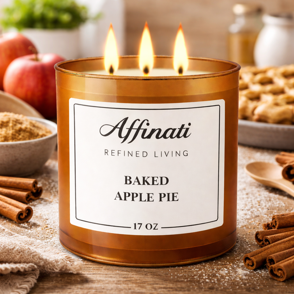3-Wick Baked Apple Pie Candle