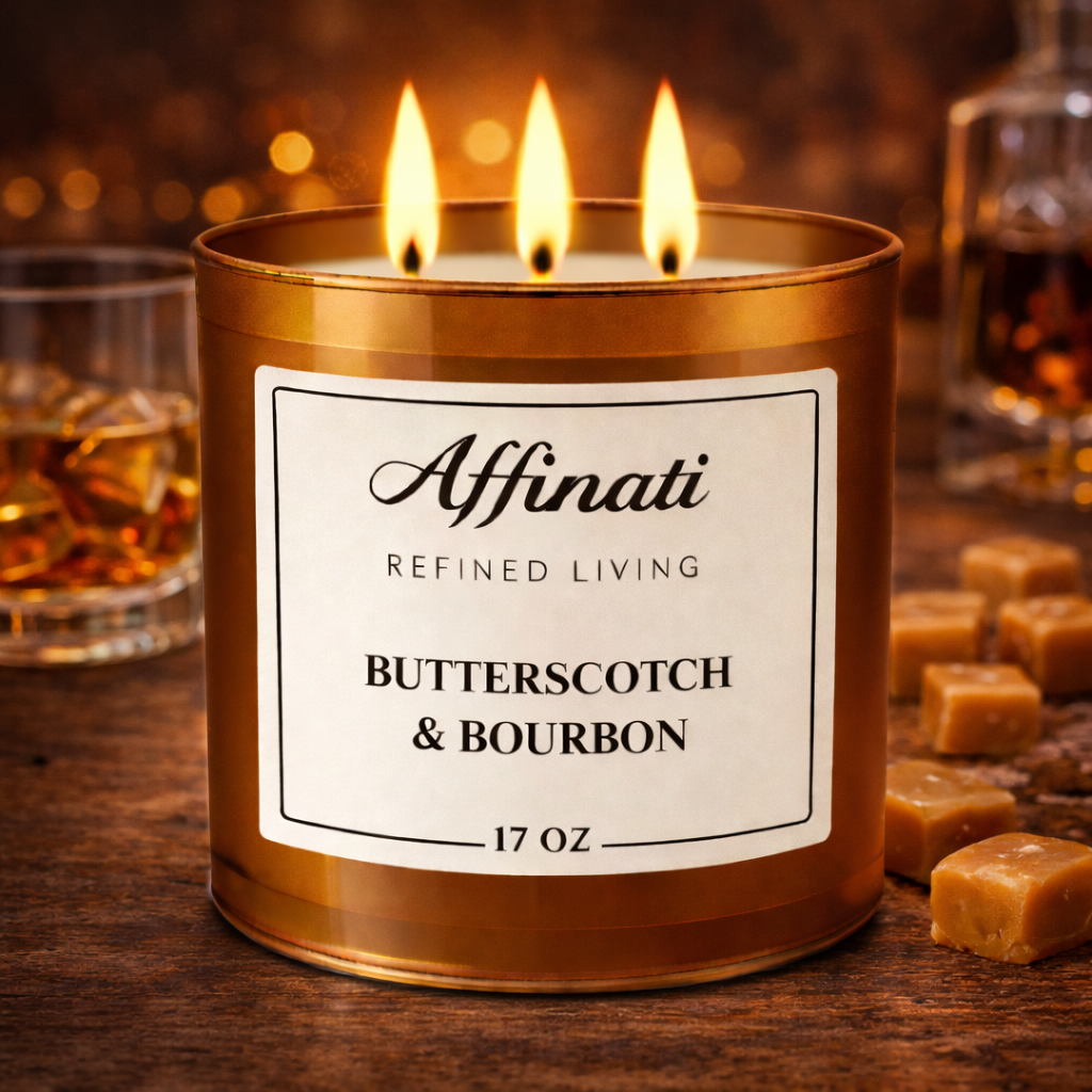 3-Wick Butterscotch & Bourbon Candle