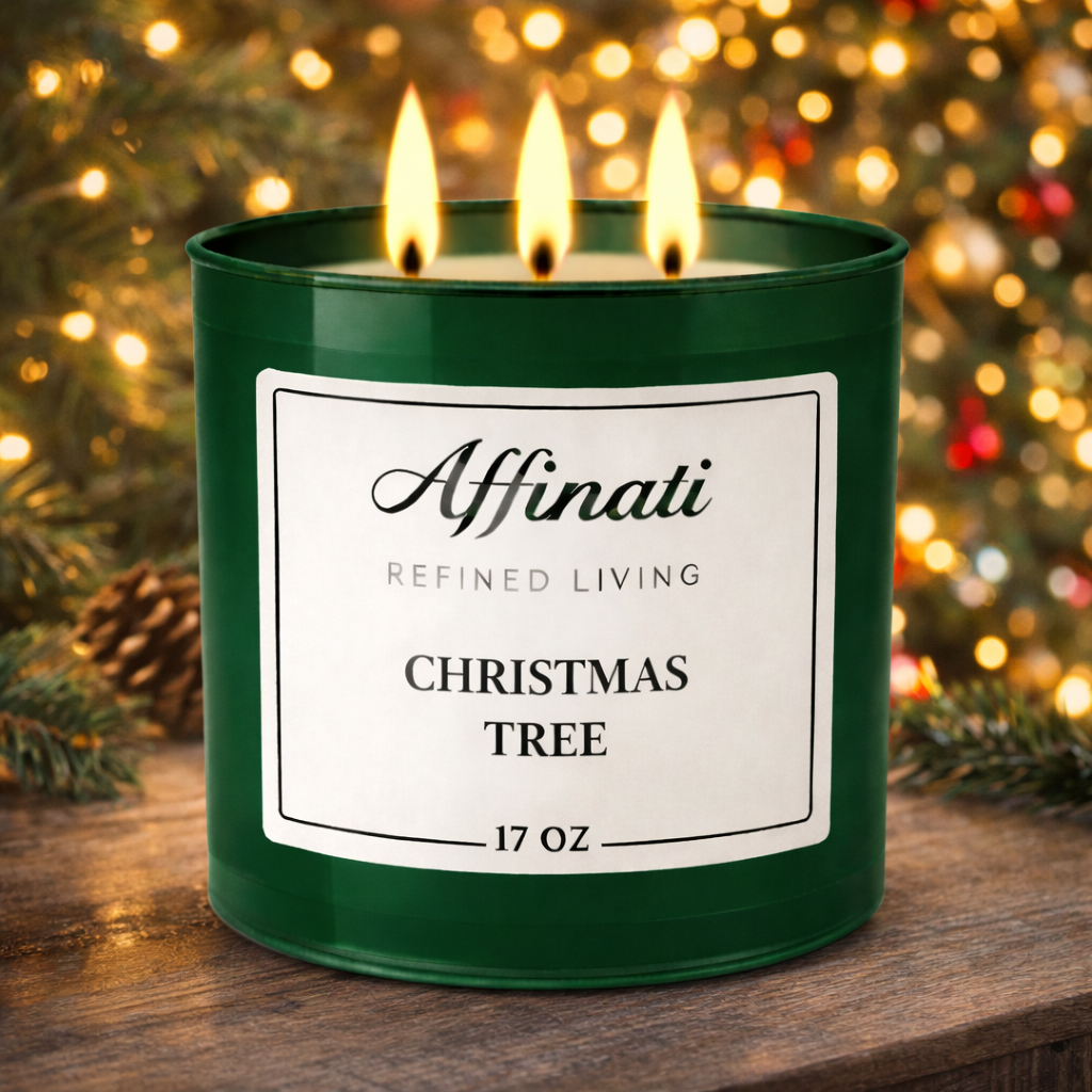 3-Wick Christmas Tree Candle