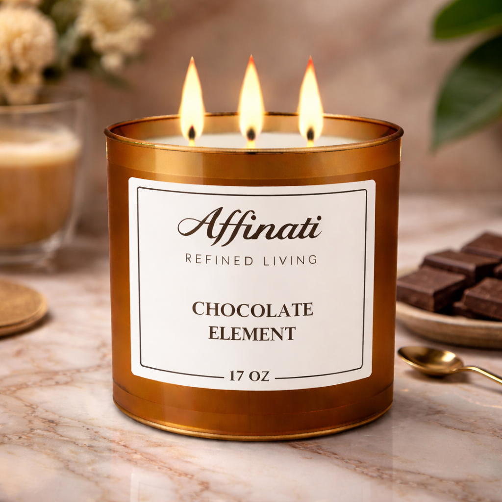 3-Wick Chocolate Element Candle