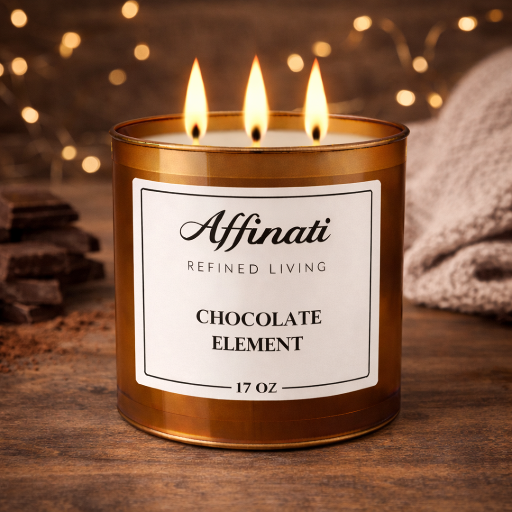 3-Wick Chocolate Element Candle