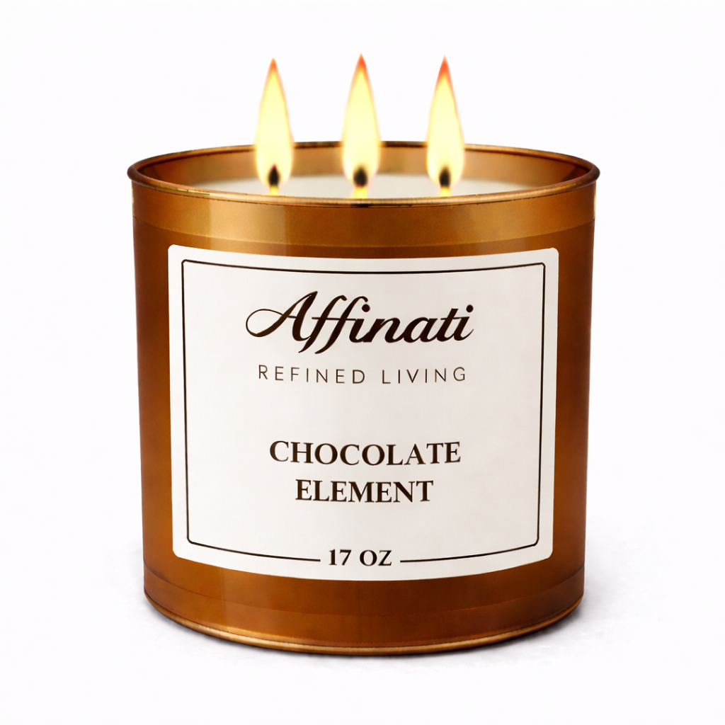 3-Wick Chocolate Element Candle