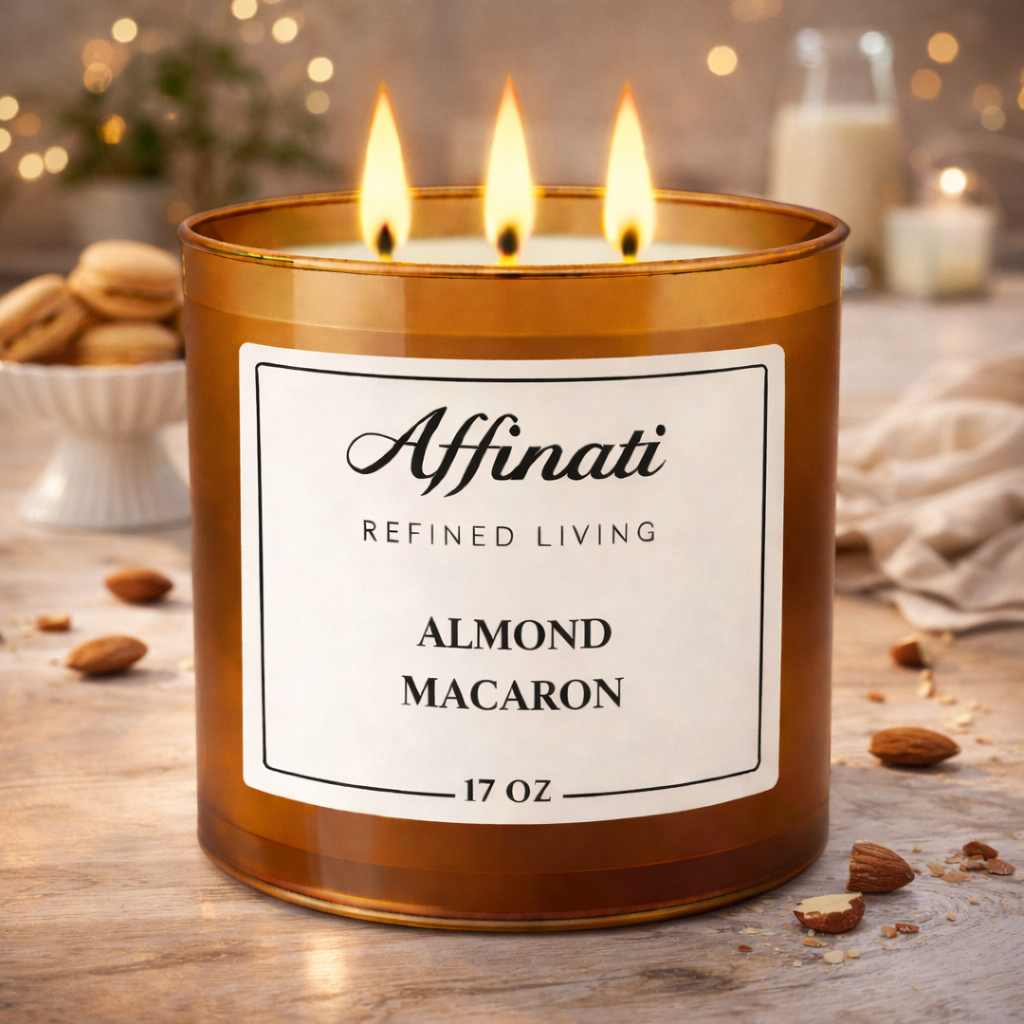 3-Wick Almond Macaron Candle