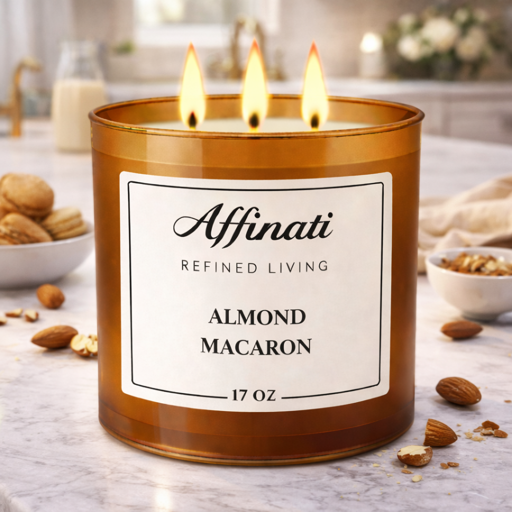 3-Wick Almond Macaron Candle