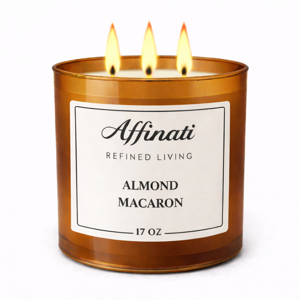 3-Wick Almond Macaron Candle