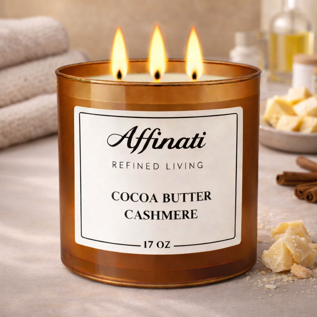 3-Wick Cocoa Butter Cashmere Candle
