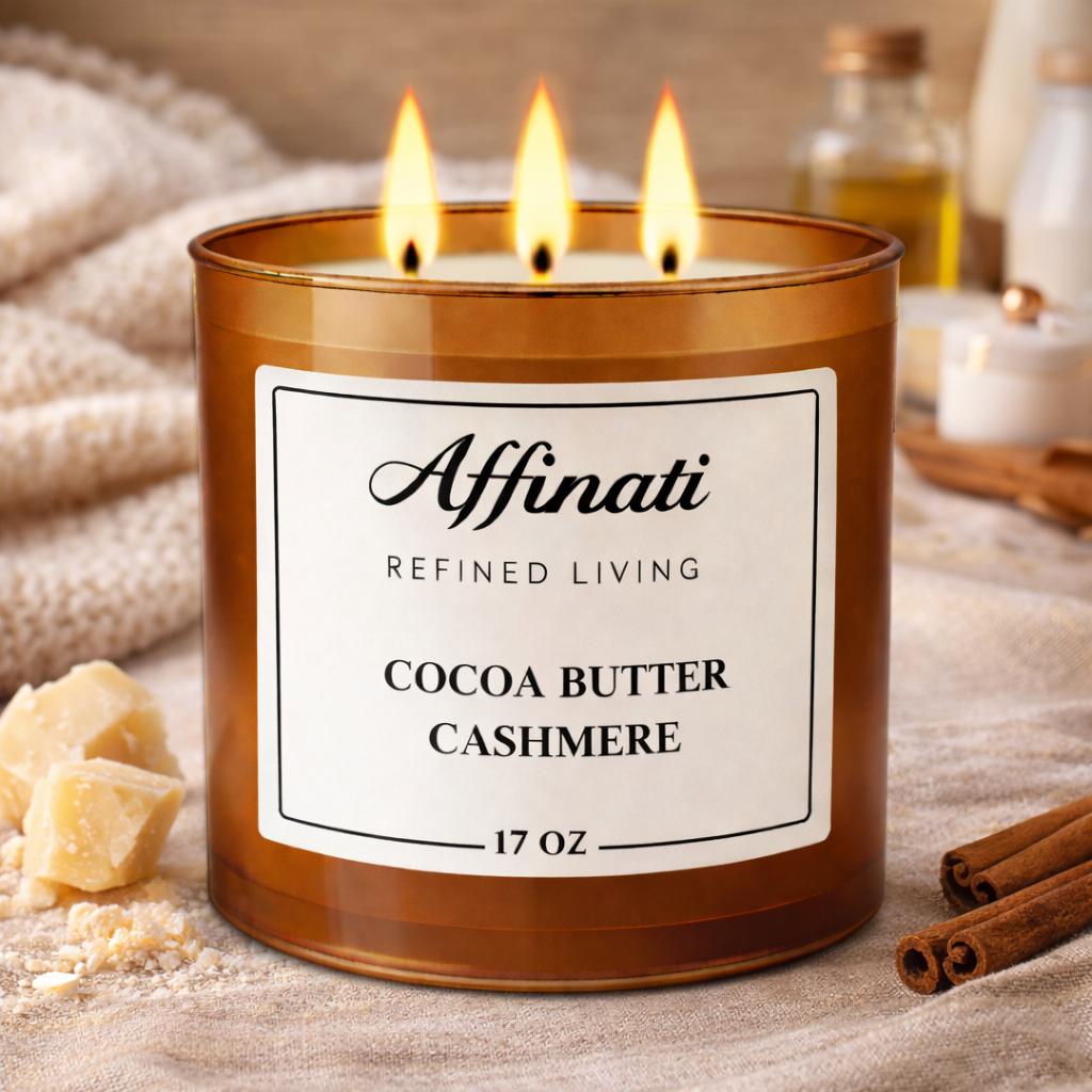 3-Wick Cocoa Butter Cashmere Candle