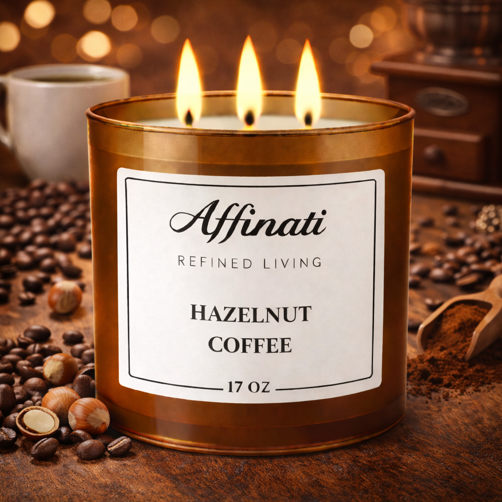 3-Wick Hazelnut Coffee Candle