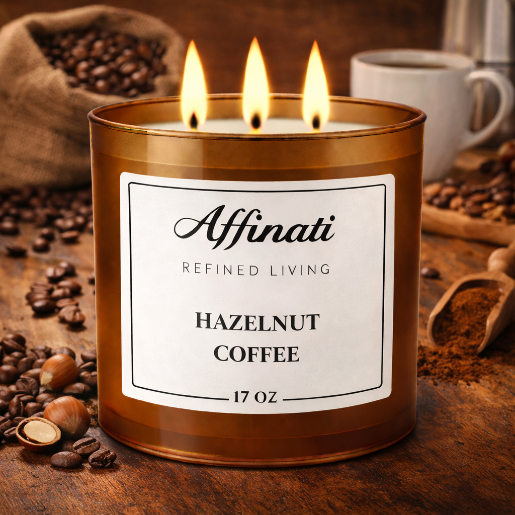 3-Wick Hazelnut Coffee Candle